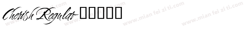 Cherish Regular字体转换